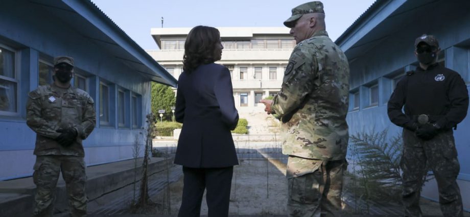 US VP Harris tours DMZ after North Korea missile launches