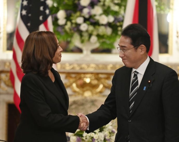 US’s Harris, Japan’s Kishida condemn China’s actions in Taiwan Strait