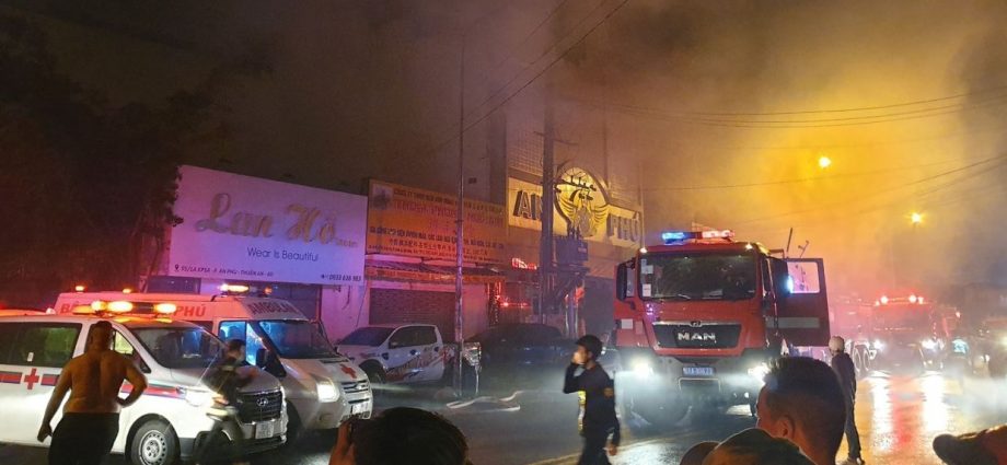 Vietnam karaoke bar fire kills at least 12 – state media