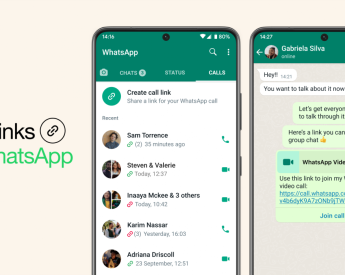 WhatsApp is now adding invite links for joining in-app calls