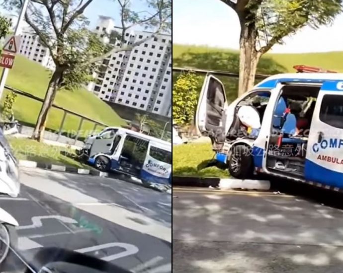 60-year-old private ambulance driver dies in road accident at Sengkang