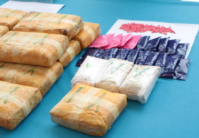 Courier caught, meth pills seized in South