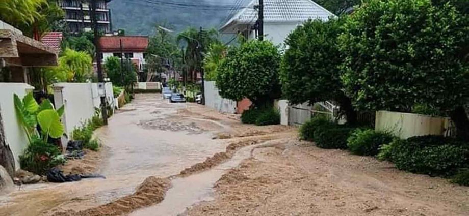 Flooding, mudslides, blackouts in Phuket