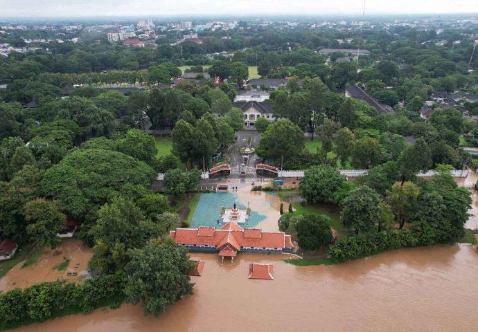 Flooding swamps central Chiang Mai