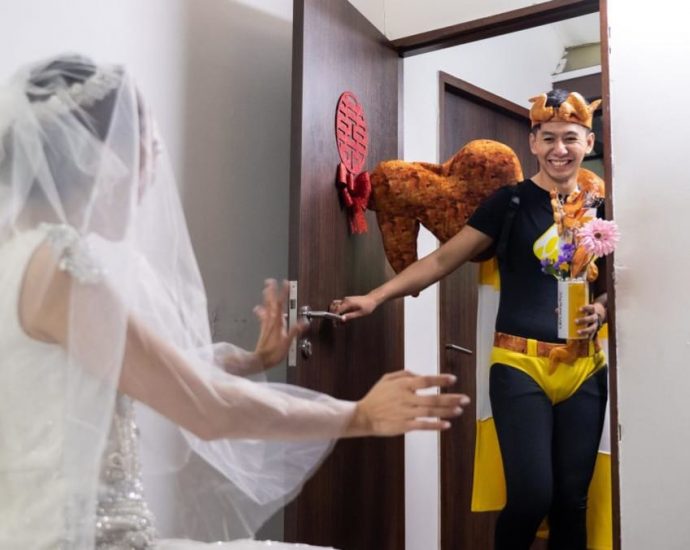 Growing up in costumes, getting married in the same way — this is life as a mascot maker