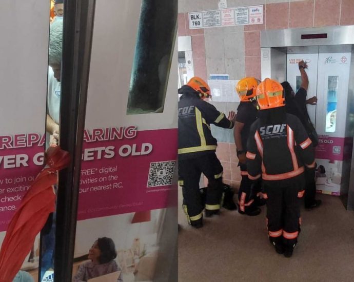 Jurong lift which trapped 6 people and a dead body was ‘overloaded’, says town council