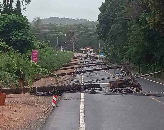 Landslides block roads, cause power cuts in Phuket