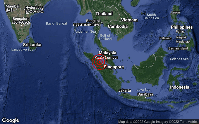 MetMalaysia: North Sumatra hit by quake, tremors may be felt in parts of Malaysia