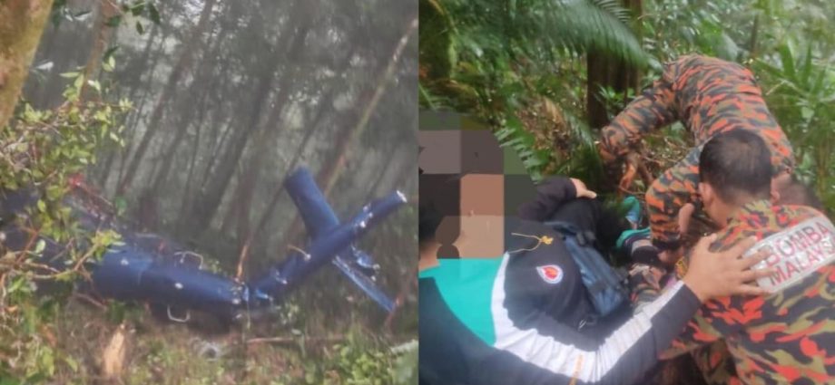 Pilot’s quick action helped expedite rescue mission after helicopter crash in Malaysia’s Cameron Highlands