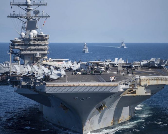 South Korea, US stage drills with aircraft carrier after North Korean missile launches