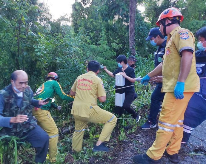 Ten hurt when van plunges into ravine in Phrae