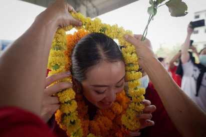 Thaksin’s daugther overwhelms other PM candidates for northeastern voters