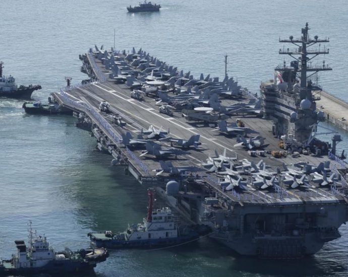 US carrier, allied ships hold missile defence drill after North Korea tests