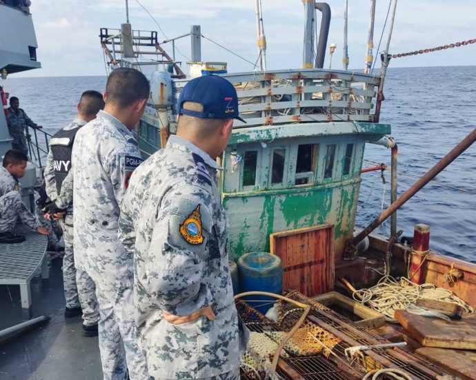 Vietnamese trawler seized, crew arrested