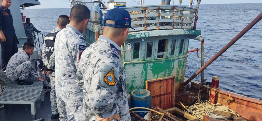 Vietnamese trawler seized, crew arrested