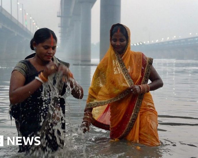 Delhi pollution: ‘We are forced to pray in a highly polluted river’