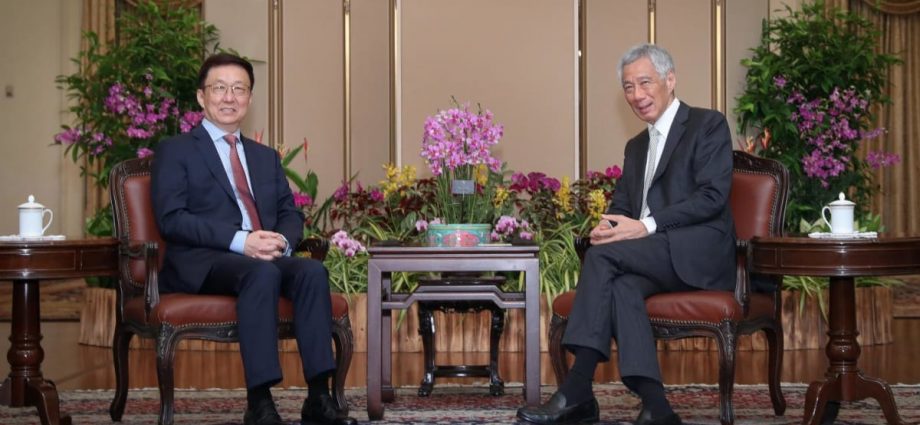 PM Lee meets China's Vice Premier Han Zheng after annual bilateral meeting