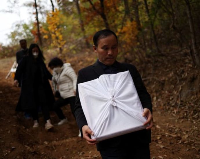 South Korean parents bury children killed in Halloween disaster