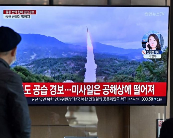 Why did North Korea fire a missile across the maritime border with the South?