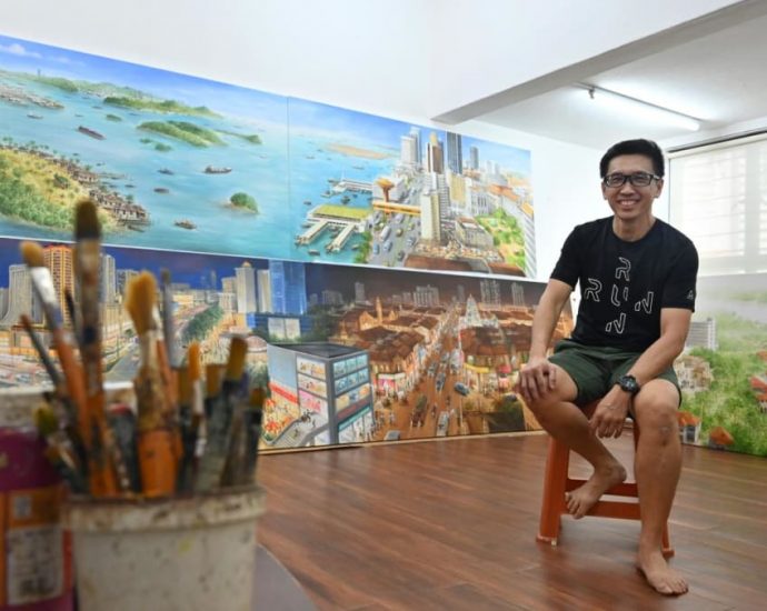 ‘I paint from imagination’: Artist Yip Yew Chong on his 60m painting of historical Singapore scenes