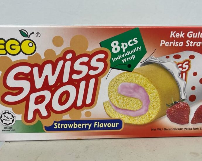 Strawberry-flavoured EGO swiss roll recalled due to high levels of sorbic acid: SFA