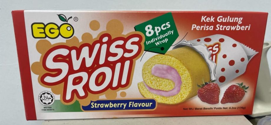 Strawberry-flavoured EGO swiss roll recalled due to high levels of sorbic acid: SFA