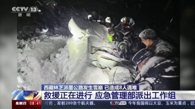 Tibet avalanche kills 28 as search called off