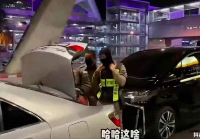 Tourist behind ‘escort’ clip has left