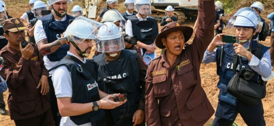 Ukrainian deminers learn from decades of Cambodian experience