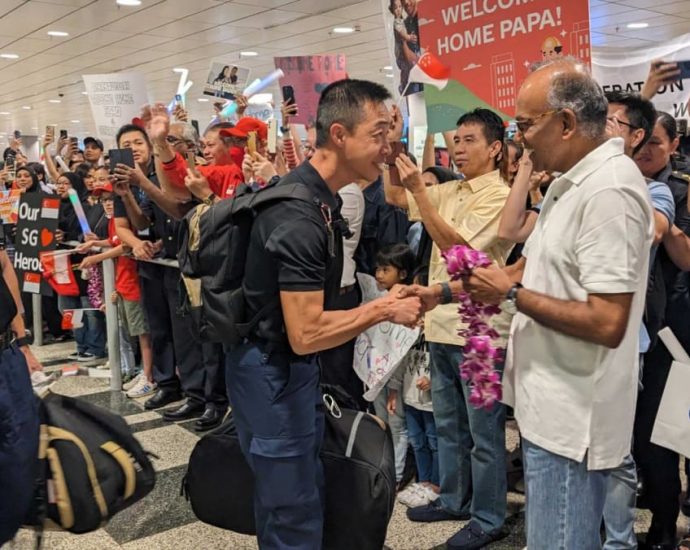 A hero’s welcome for SCDF rescuers returning from quake-hit Türkiye