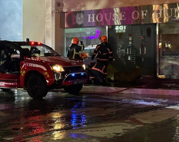 About 100 people evacuated after shop fire at Far East Shopping Centre