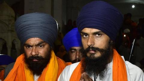 Amritpal Singh: The self-styled preacher raising fears in India’s Punjab