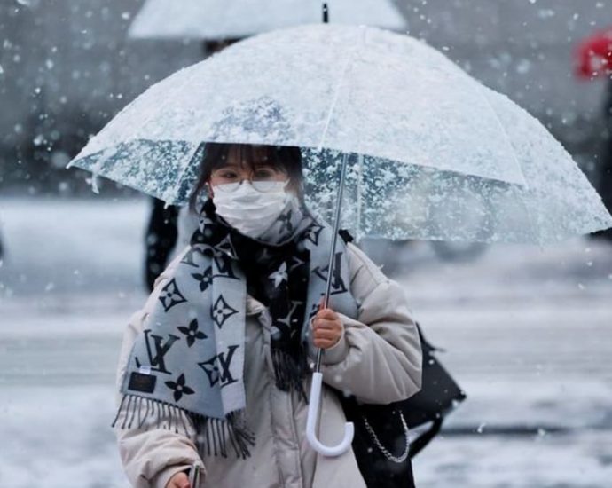 Heavy snow in Japan disrupts flights and trains, closes roads