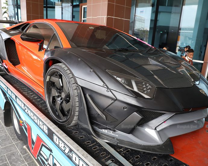 Lambo handed over in macau888 case