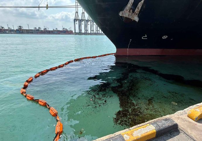 Oil slick worry at Laem Chabang