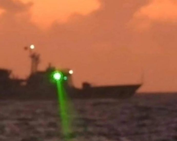 Philippine coast guard accuses Chinese ship of using ‘laser light’