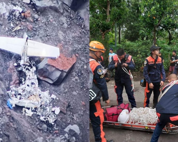 Plane crashes in Philippines, search underway for 4 on board