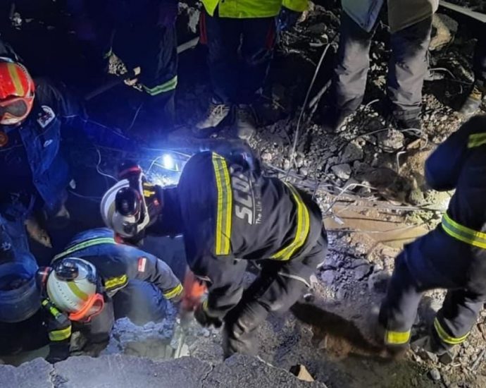 SCDF officers rescue boy from collapsed building in Türkiye earthquake