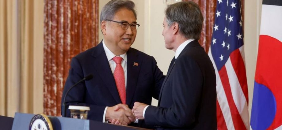 South Korea Foreign Minister Park touts US 'extended deterrence' after Blinken talks