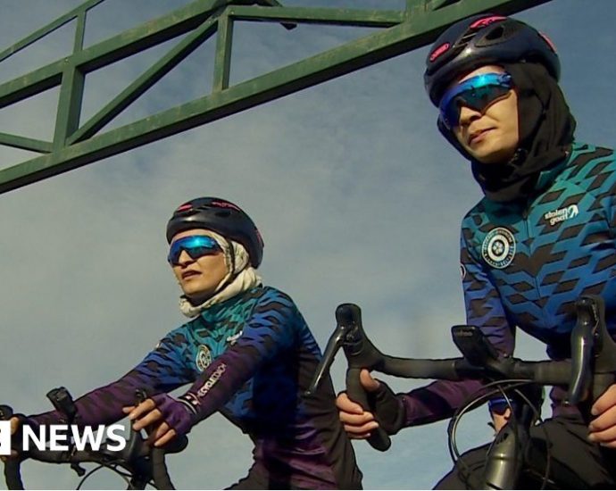 The Afghan women cyclists who fled the Taliban to pursue Olympic dream