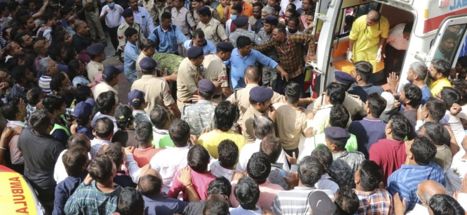 At least 13 killed in India temple collapse