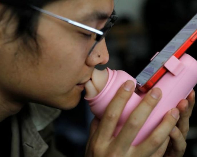 Chinese firm invents lockdown-inspired kissing machine for remote lovers