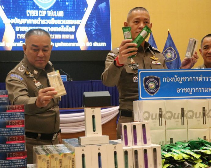 E-cigarette bust yields items worth B80m