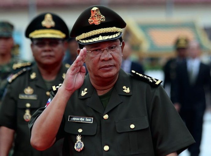 Eye on China, Hun Sen tightens his military control