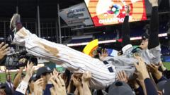 Japan celebrates world baseball tournament victory over US