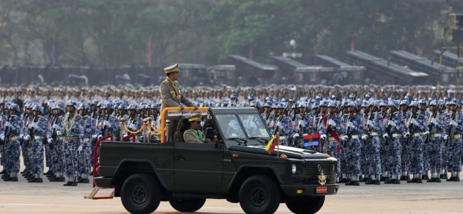 Myanmar junta chief vows continued crackdown, then elections
