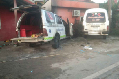 Rescue vehicles torched in Pattani