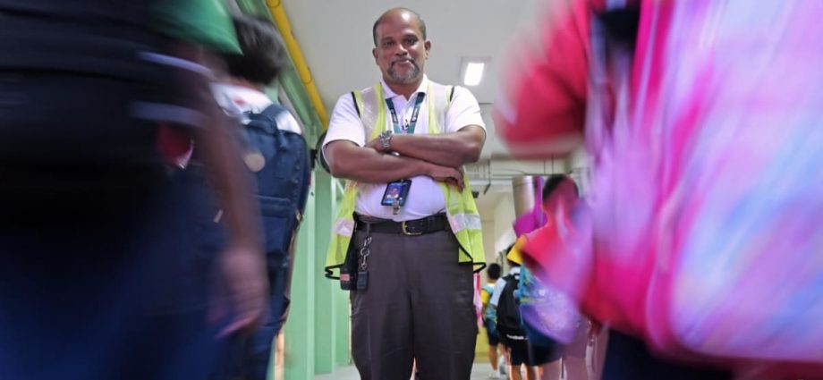 School Work: 'Uncle', 'teacher', 'boss' – meet the security officer appreciated by children and teachers alike