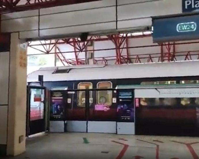 SMRT files police report after commuter blocks platform door, causing train delay