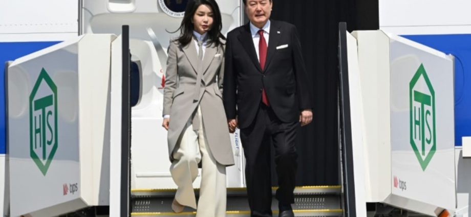 South Korea's President Yoon arrives in Japan to open 'new chapter'